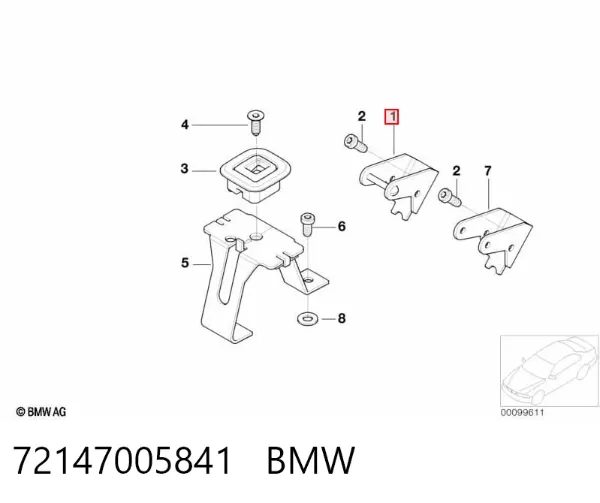  72147005841 BMW