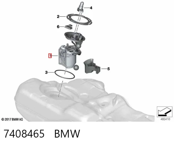Бензонасос 7408465 BMW