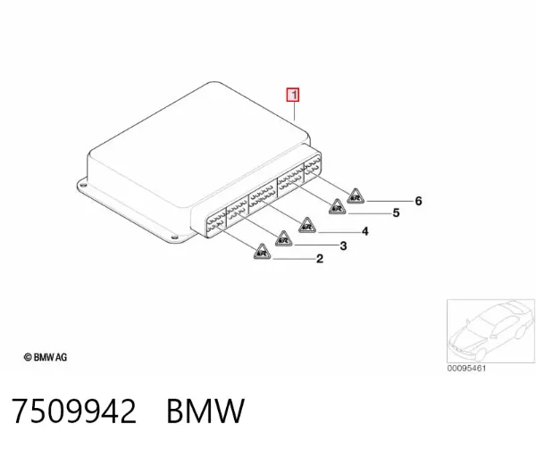Електронний блок керування двигуном 7509942 BMW