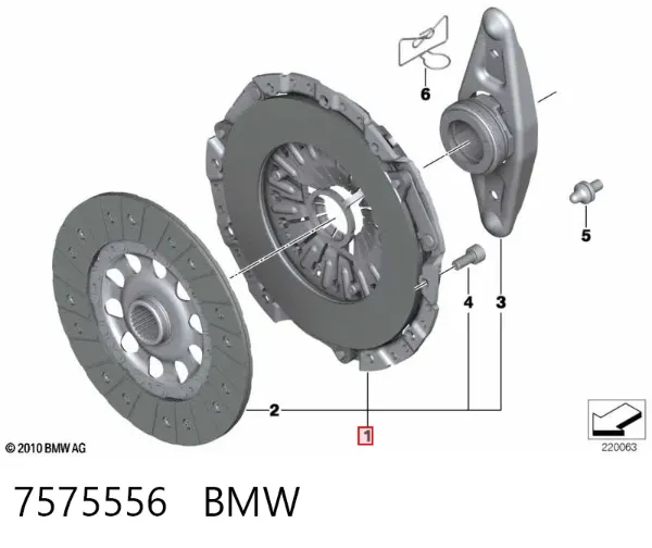Зчеплення 7575556 BMW