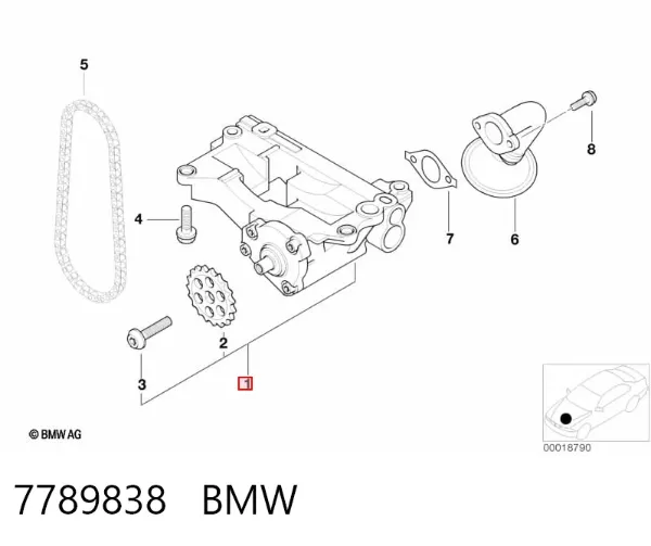 Масляний насос 7789838 BMW