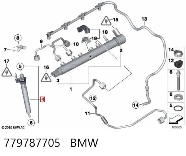 Паливні форсунки 779787705 BMW