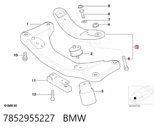 Рульова рейка 7852955227 BMW