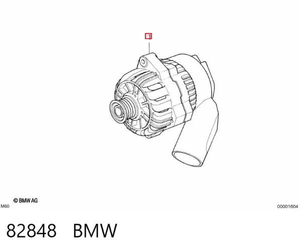 Генератор 82848 BMW