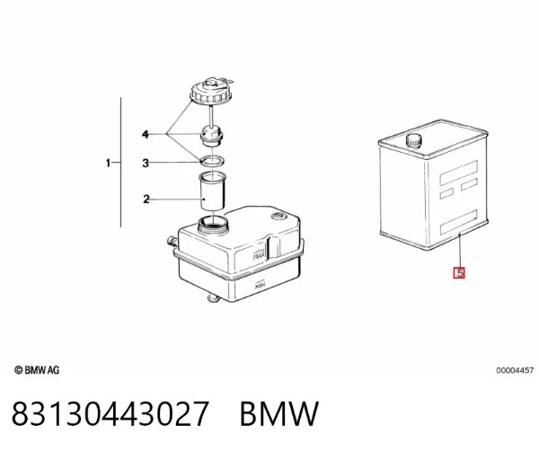 Рідина гальмівна 83130443027 BMW