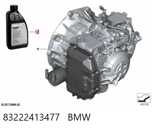 Масло трансмісії 83222413477 BMW