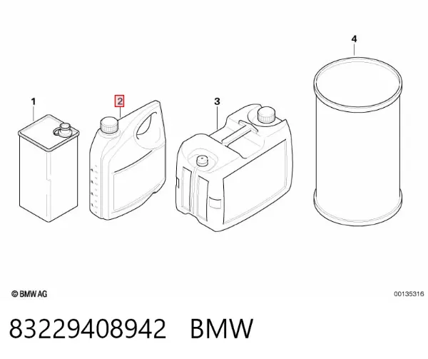 Масло трансмісії 83229408942 BMW