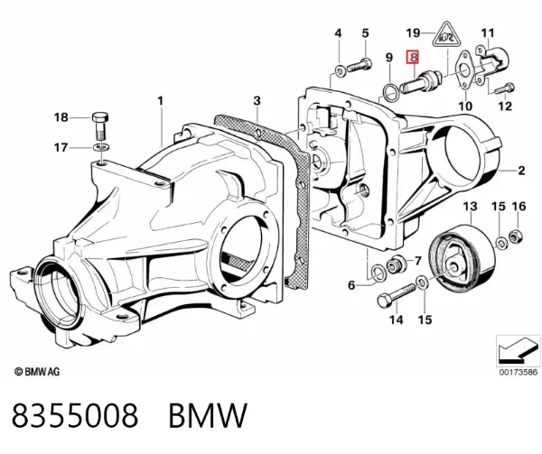 Датчик швидкості 8355008 BMW