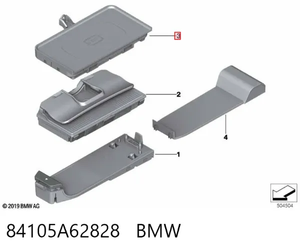  84105A62828 BMW