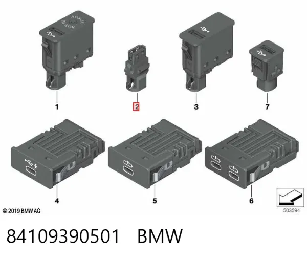 84109390501 BMW