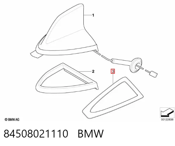  84508021110 BMW