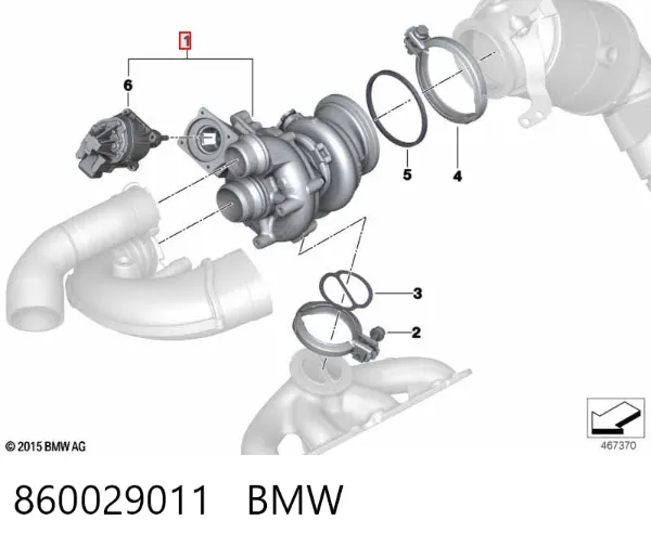 Турбіна 860029011 BMW