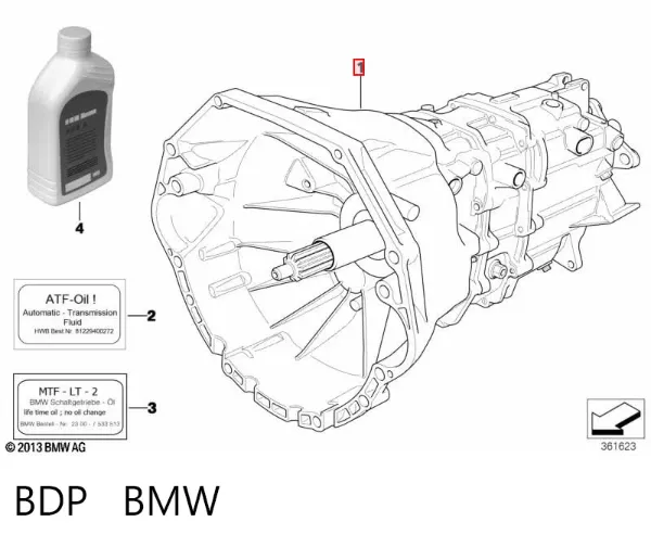 Коробка передач BDP BMW