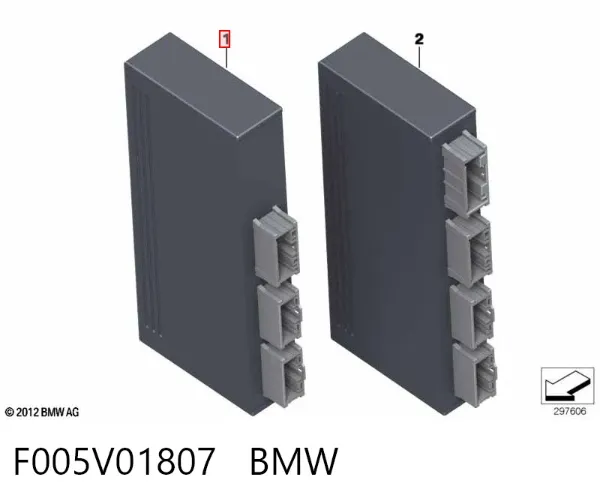 Модуль керування (ЕБУ) відкриття кришки багажника/ двері 3-ї (5-ї) F005V01807 BMW