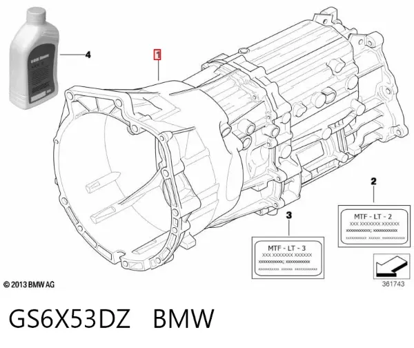 Коробка передач GS6X53DZ BMW