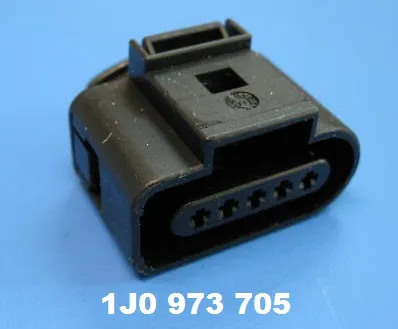 Роз'єм (фішка) датчика витрати повітря 1J0973705 VAG