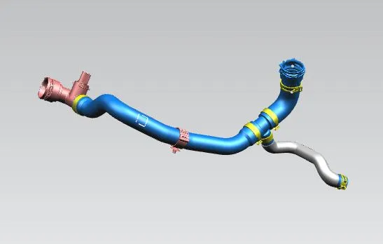 Шланг/патрубок радіатора охолодження, нижній 8W0122055BN VAG