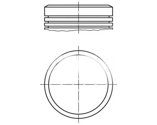 Поршень в комплекті на 1 циліндр, STD PLR5157805 Plrsolutions