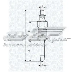 Свічка накалу UX26A Magneti Marelli