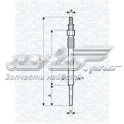 Свічка накалу UY1A Magneti Marelli