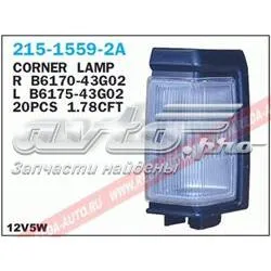 Габарит-покажчик повороту, лівий 2151559L2A Depo/Loro/Abakus