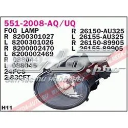 Фара протитуманна, права 5512008RUQ Depo/Loro/Abakus