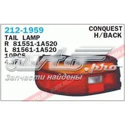 Задня права фара 2121959R Depo/Loro