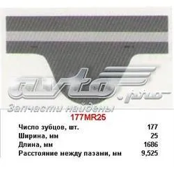 Ремінь ГРМ 177MR25 Mitsuboshi