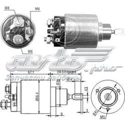 Втягуюче реле стартера 1473 ZM