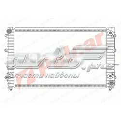 Радіатор 1328083 Polcar