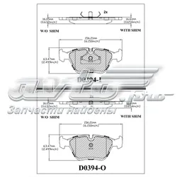 Передні тормозні колодки ELT394A Friction Master