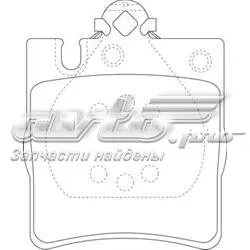 Задні гальмівні колодки PN0126 Nibk