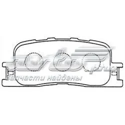 Задні гальмівні колодки PN1458 Nibk