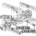 Сайлентблок переднього важеля FEBEST CRAB038