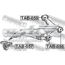 Сайлентблок заднього нижнього важеля 4872528030 Toyota
