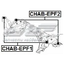 Сайлентблок передній балки/підрамника FEBEST CHABEPF1 Сайлентблок передній балки/підрамника FEBEST CHABEPF1