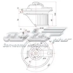 Вентилятора пічки ST8710312030 SAT