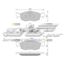 Передні тормозні колодки BDS370 Starline