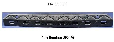 Підсилювач заднього бампера 55155459 Chrysler