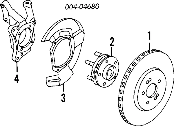 Гальмівні диски передні MR235802 Chrysler