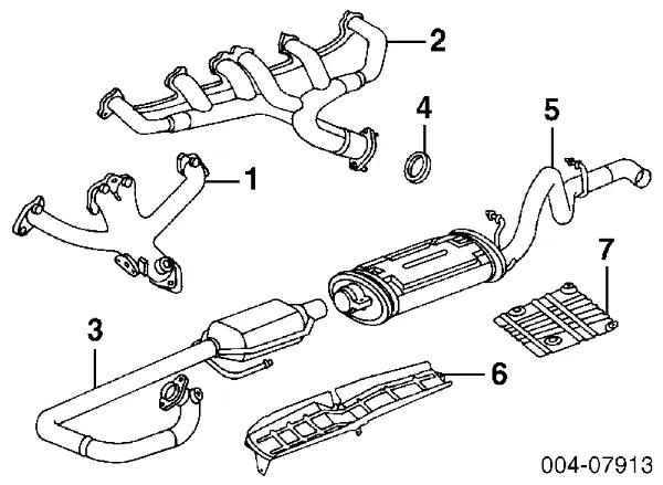 Випускний колектор 53013263AB Chrysler