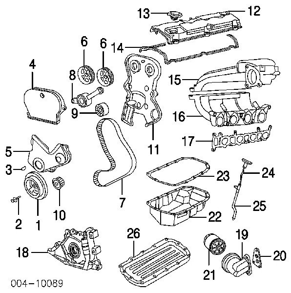 Прокладка впускного колектора 4884195AA Chrysler