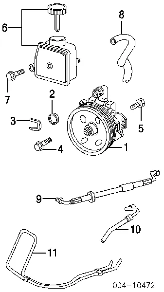 Насос ГУР 5097049AA Chrysler