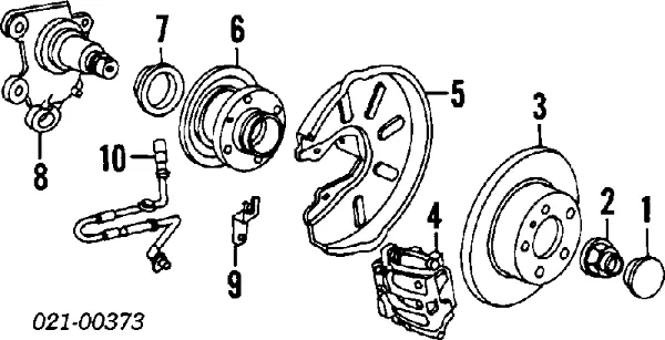 Задня маточина 82469109 Fiat/Alfa/Lancia