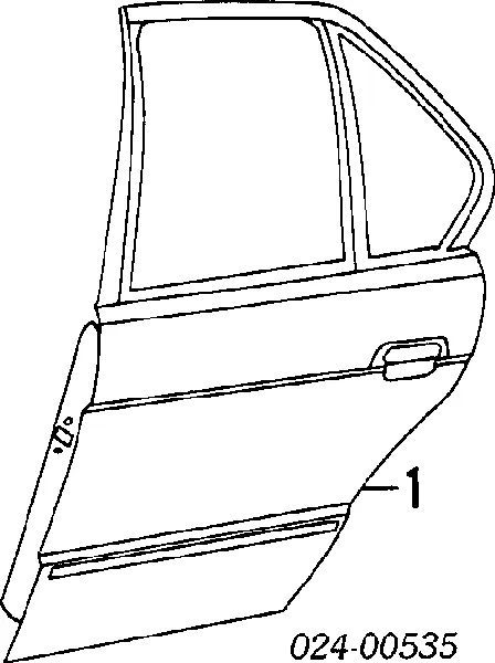 Двері задні, праві 41528223892 BMW
