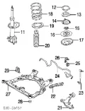 Опора амортизатора переднього NISSAN 54320CA002