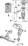 Пильник опори кульової нижній PEUGEOT 362306