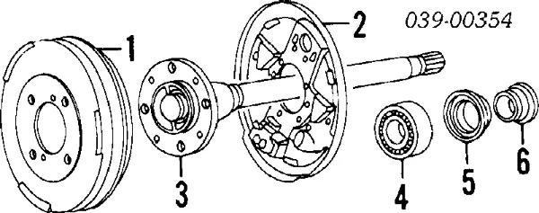 Підшипник задньої ступиці AB12076 SNR