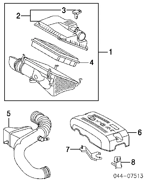 Корпус фільтра 1770050250 Toyota
