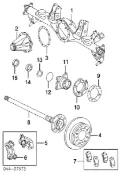 Корпус редуктора заднього моста TOYOTA 4110135170